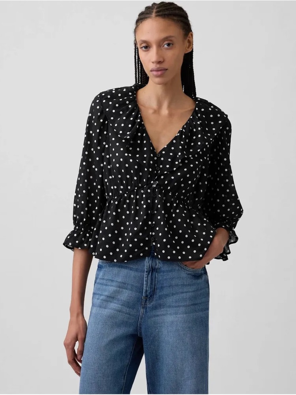 Gap Relaxed Ruffle Top